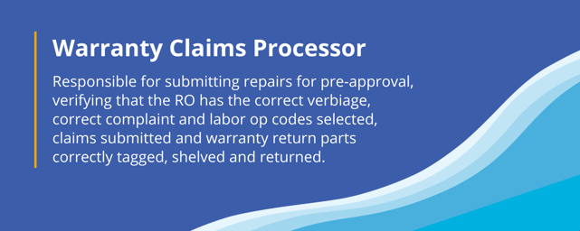 MOT - Warranty Claims Processor 2