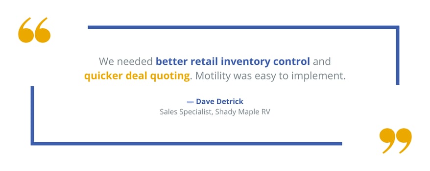 MOT Dave Detrick Inventory Quote